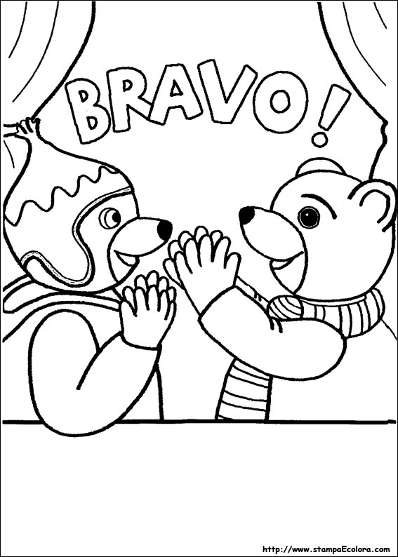 Disegni Orsetto bruno